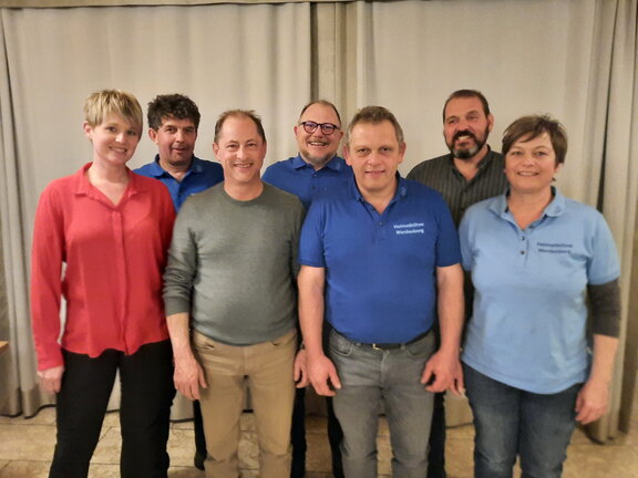 Nadya Trittibach, Hans Lenher, Kaspar Vetsch, Roger Rutz, Markus Saxer, Johnny Eggenberger und Jacqueline Schlegel